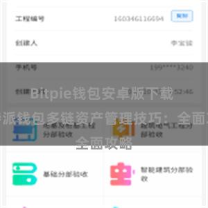 Bitpie钱包安卓版下载 比特派钱包多链资产管理技巧：全面攻略