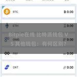 Bitpie在线 比特派钱包 VS 其他钱包：有何区别？