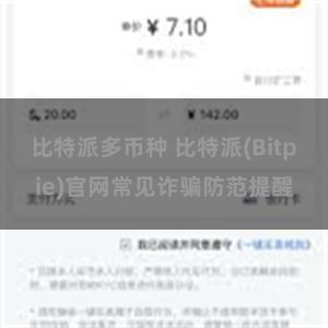 比特派多币种 比特派(Bitpie)官网常见诈骗防范提醒