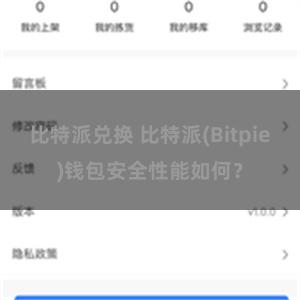 比特派兑换 比特派(Bitpie)钱包安全性能如何？