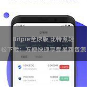 Bitpie全球版 比特派轻松下载：方便快捷享受最新资源