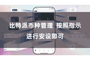 比特派币种管理 按照指示进行安设即可