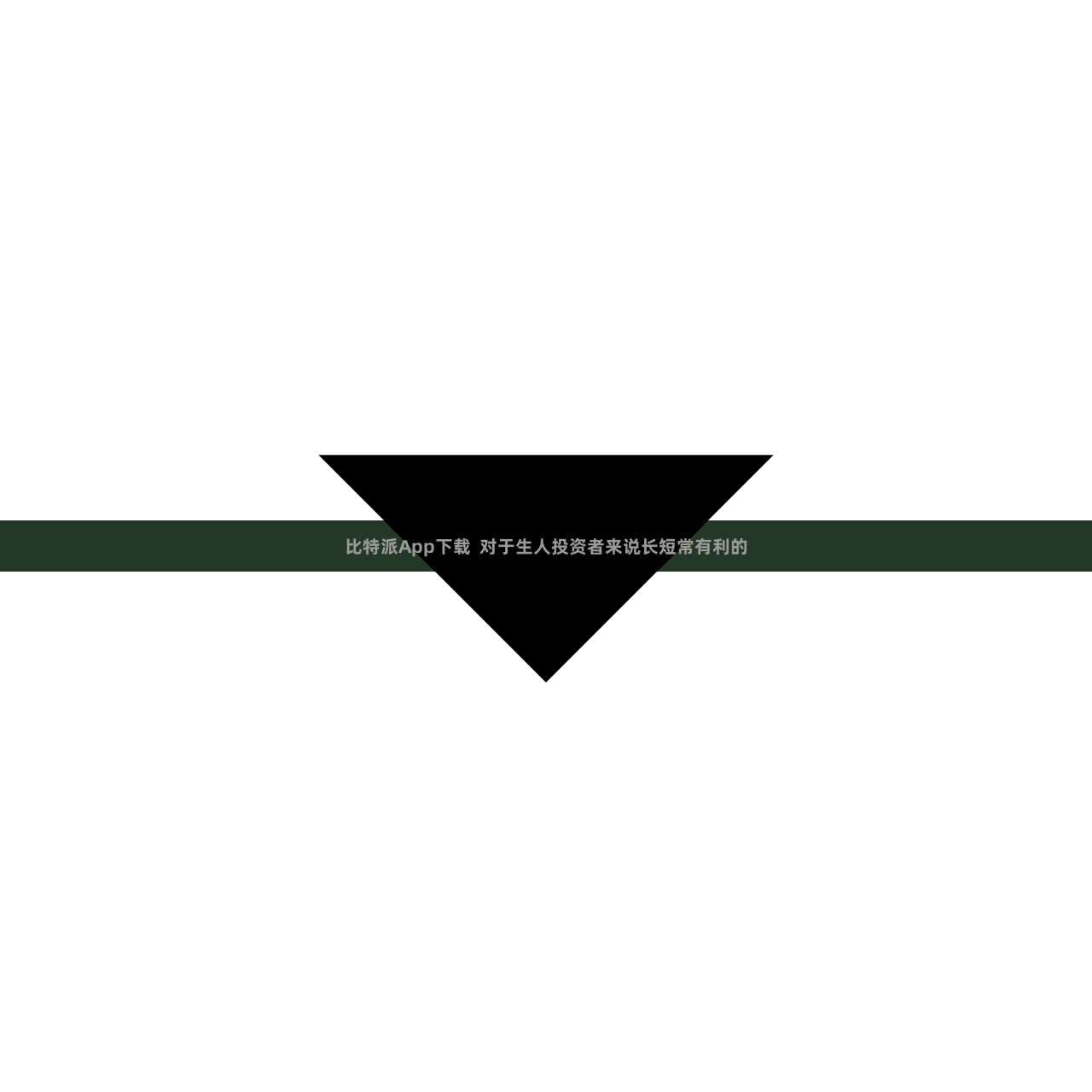 比特派App下载  对于生人投资者来说长短常有利的