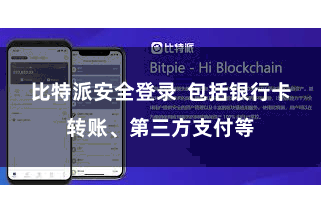 比特派安全登录  包括银行卡转账、第三方支付等