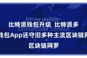 比特派钱包升级  比特派多链钱包App还守旧多种主流区块链网罗
